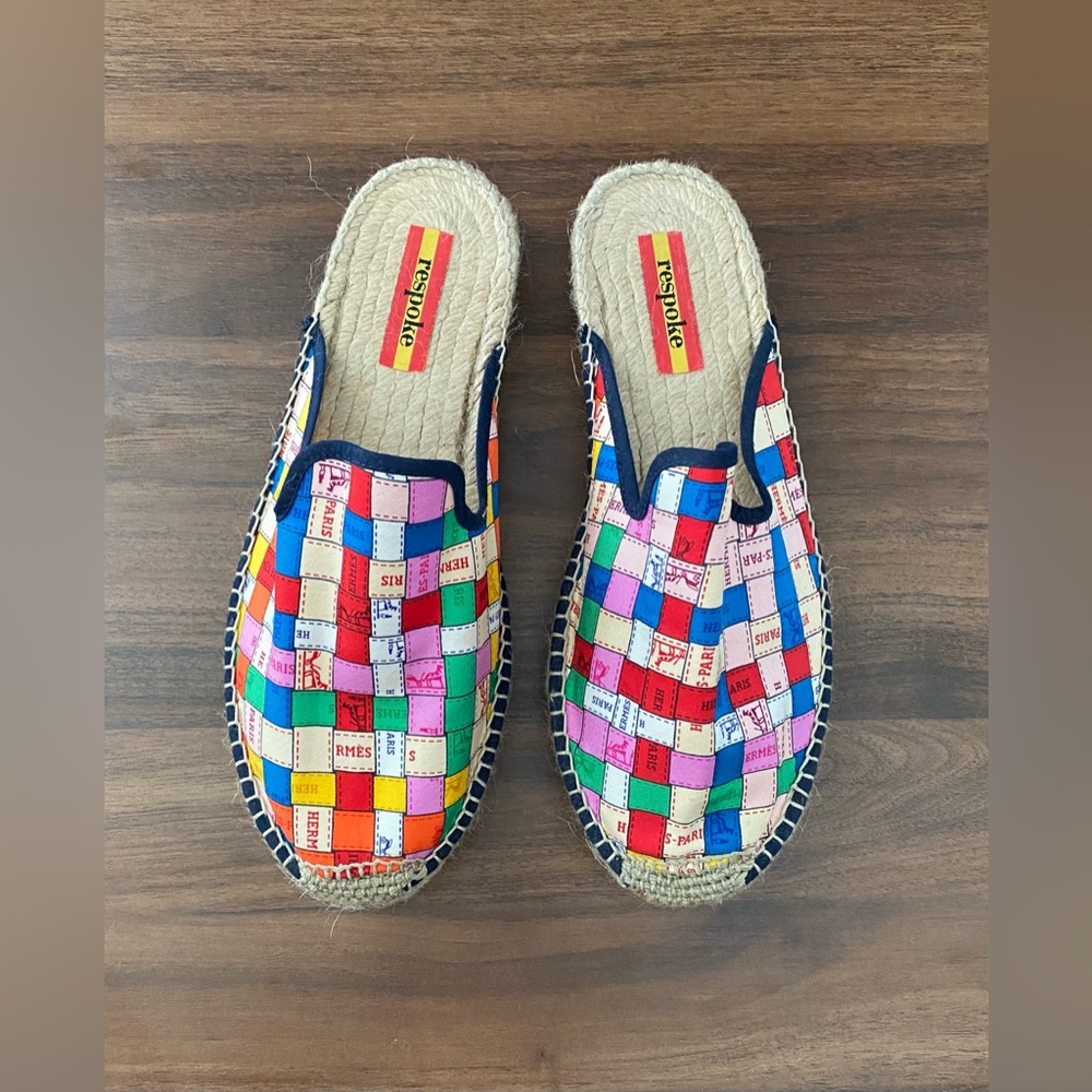 Respoke Hermes espadrille mule shoes
